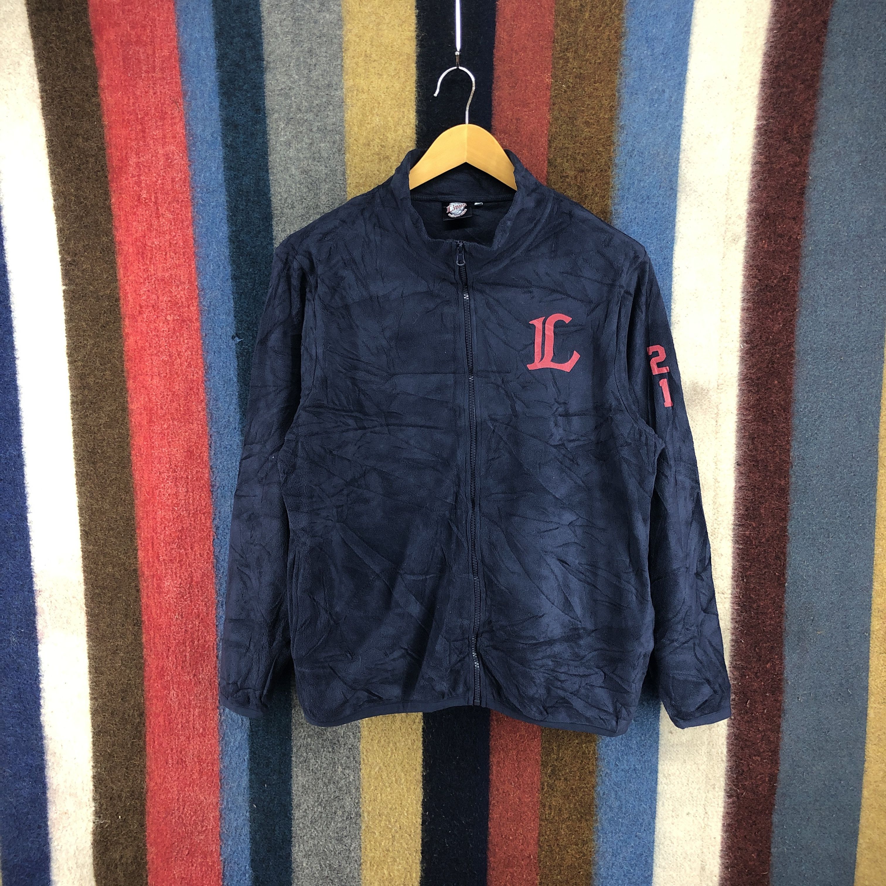 Japanese Brand SAITAMA SEIBU LIONS Baseball Team Zipper Fleece #067/D Size US M / EU 48-50 / 2 - 1 Thumbnail