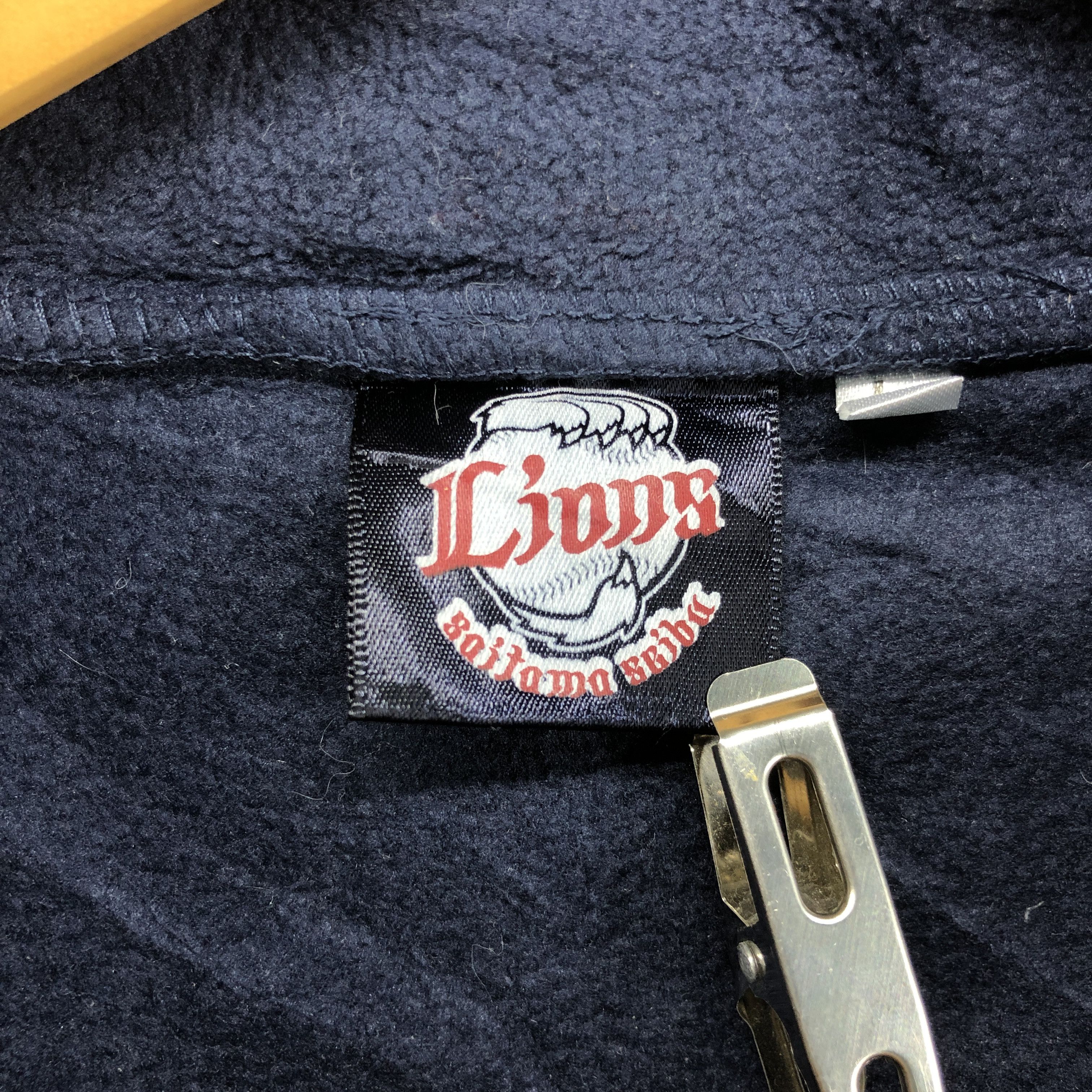 Japanese Brand SAITAMA SEIBU LIONS Baseball Team Zipper Fleece #067/D Size US M / EU 48-50 / 2 - 4 Thumbnail