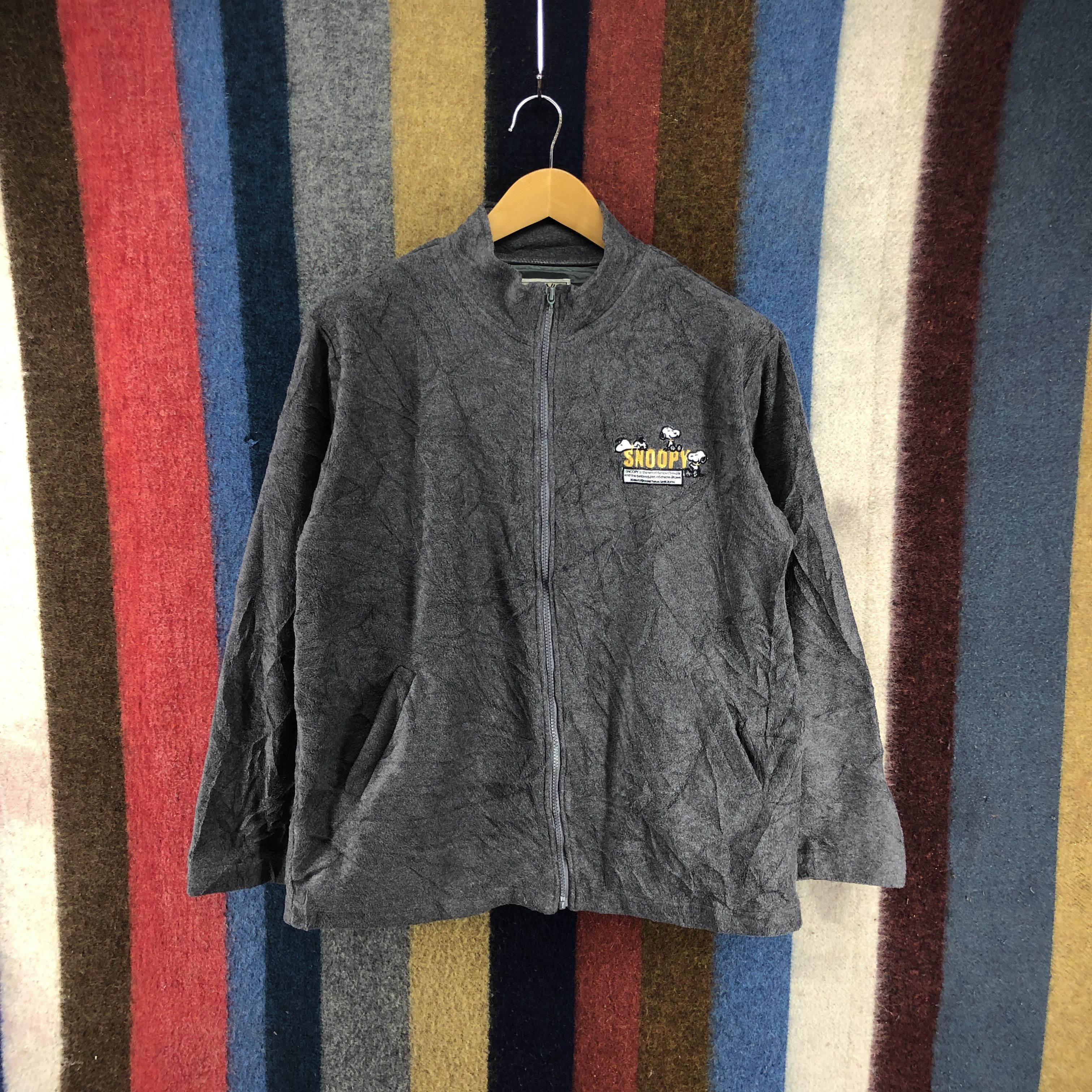 Peanuts PEANUTS SNOOPY Turtle Neck Zipper Fleece #022/B Size US M / EU 48-50 / 2 - 3 Thumbnail