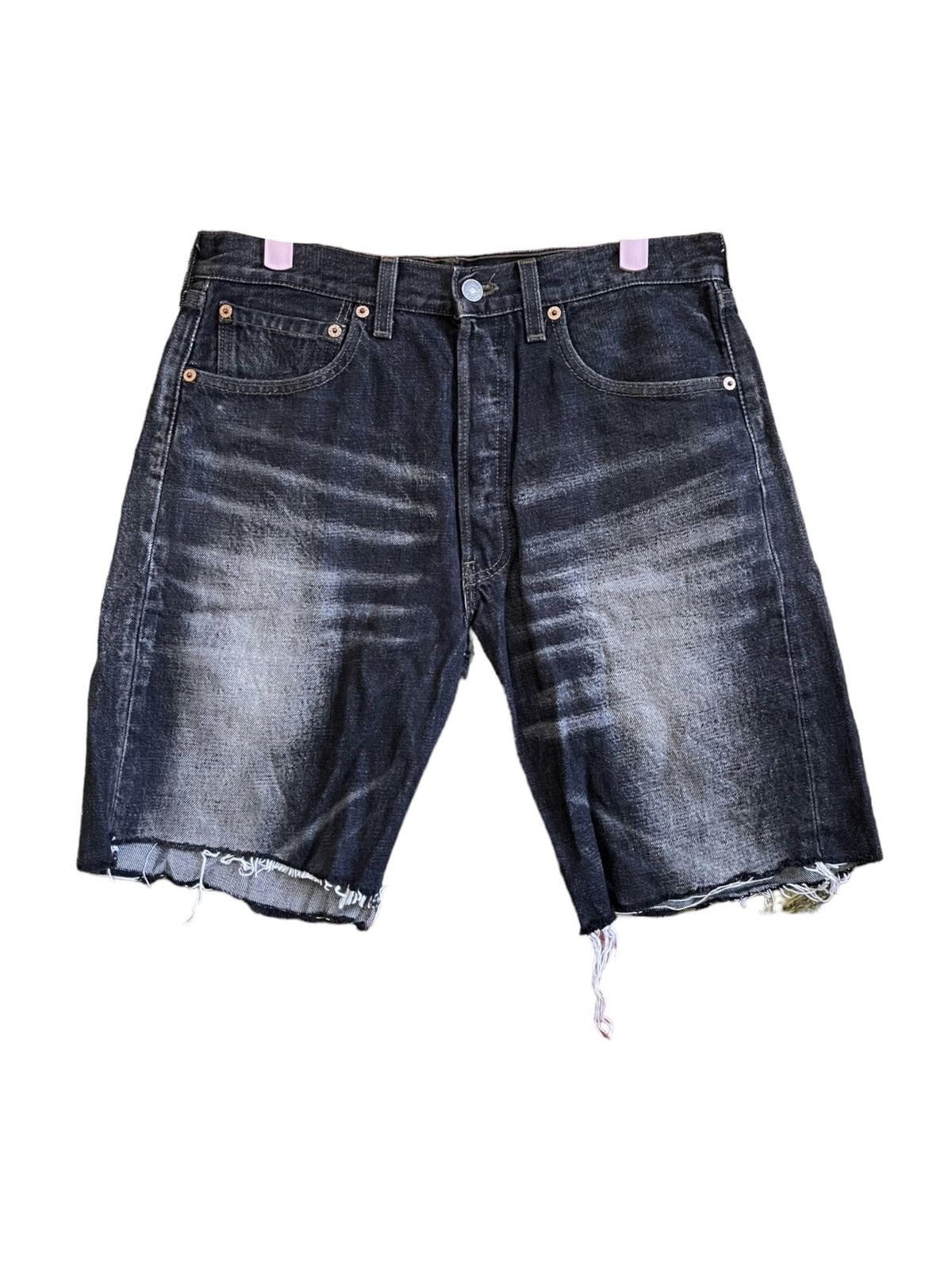 Vintage 90’s Levi’s Lot 501 Super Black Short Jeans