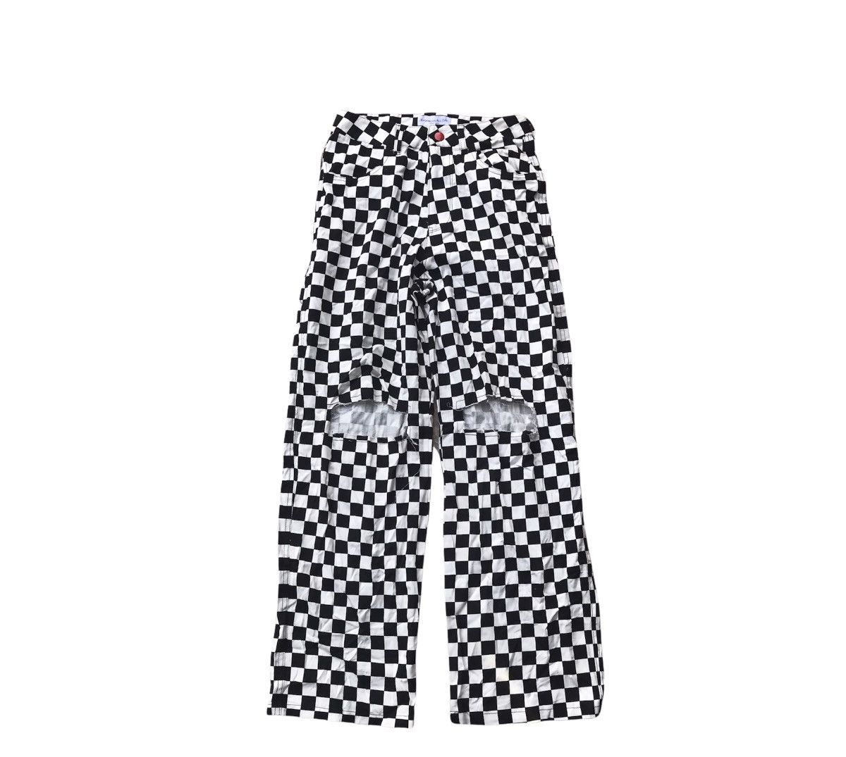 Japanese Brand × Vintage Brooklyn All Day Checked Pants Size US 28 / EU 44 - 1 Thumbnail