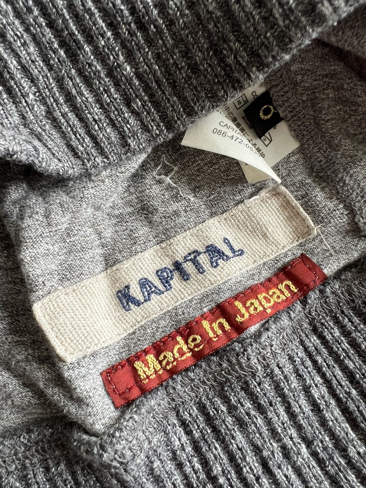 Kapital 1990s Kapital Hirata Rockabilly Elongated Sleeve Sweater Size US S / EU 44-46 / 1 - 7 Thumbnail