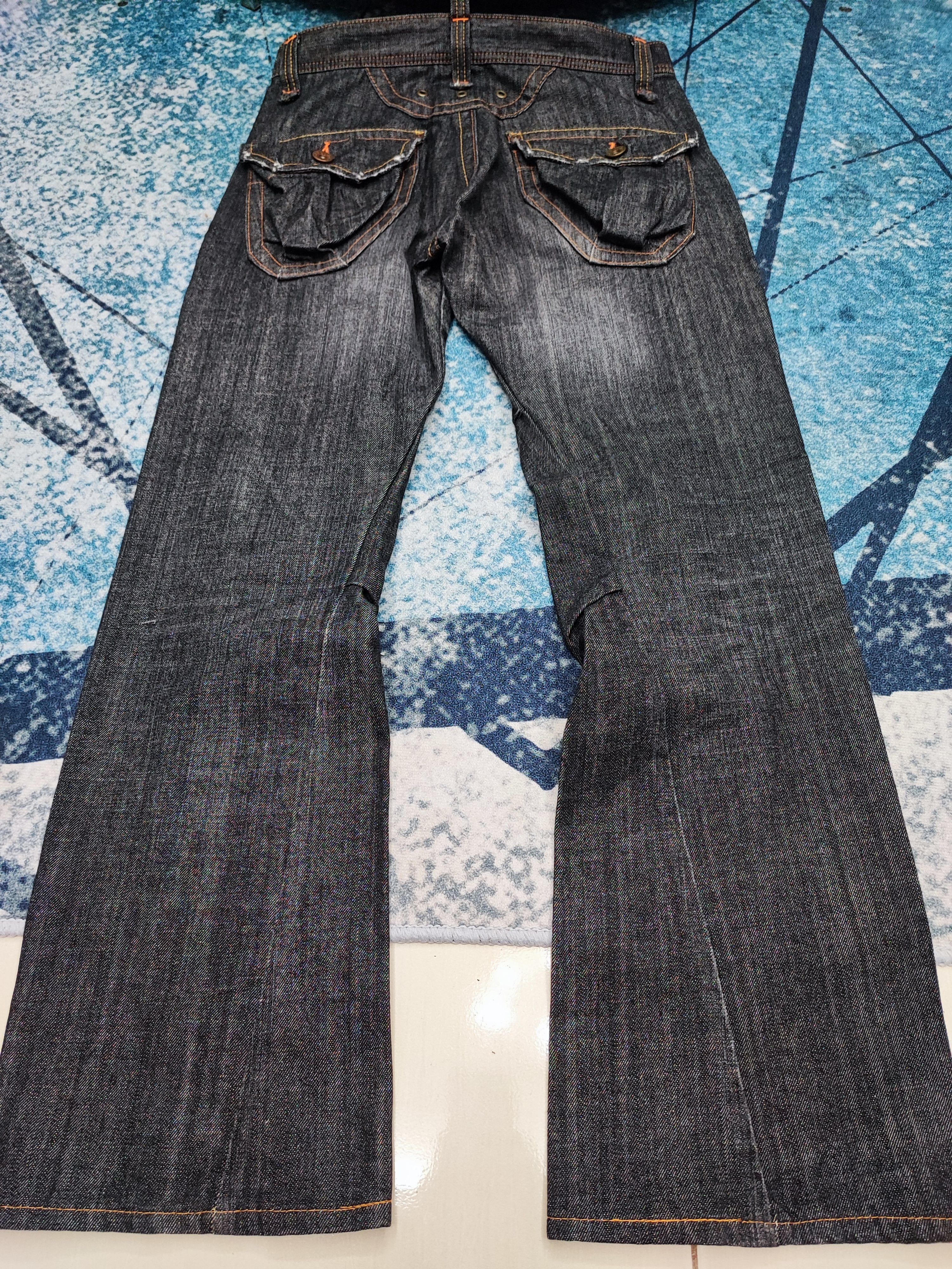 Japanese Brand Rare Design!! Edwin Multipocket Bootcut/Flare Jeans Size US 32 / EU 48 - 10 Thumbnail