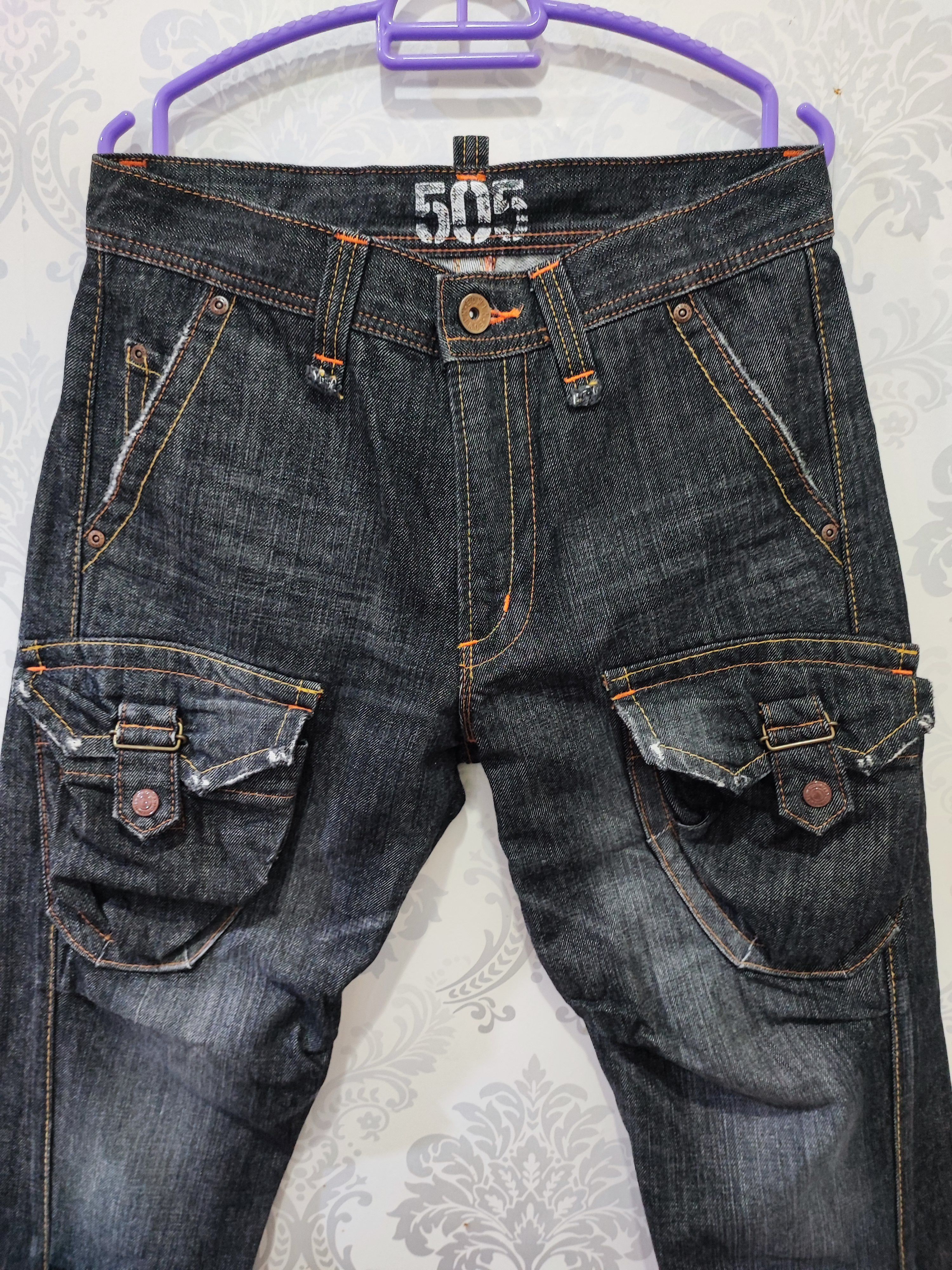Japanese Brand Rare Design!! Edwin Multipocket Bootcut/Flare Jeans Size US 32 / EU 48 - 1 Thumbnail