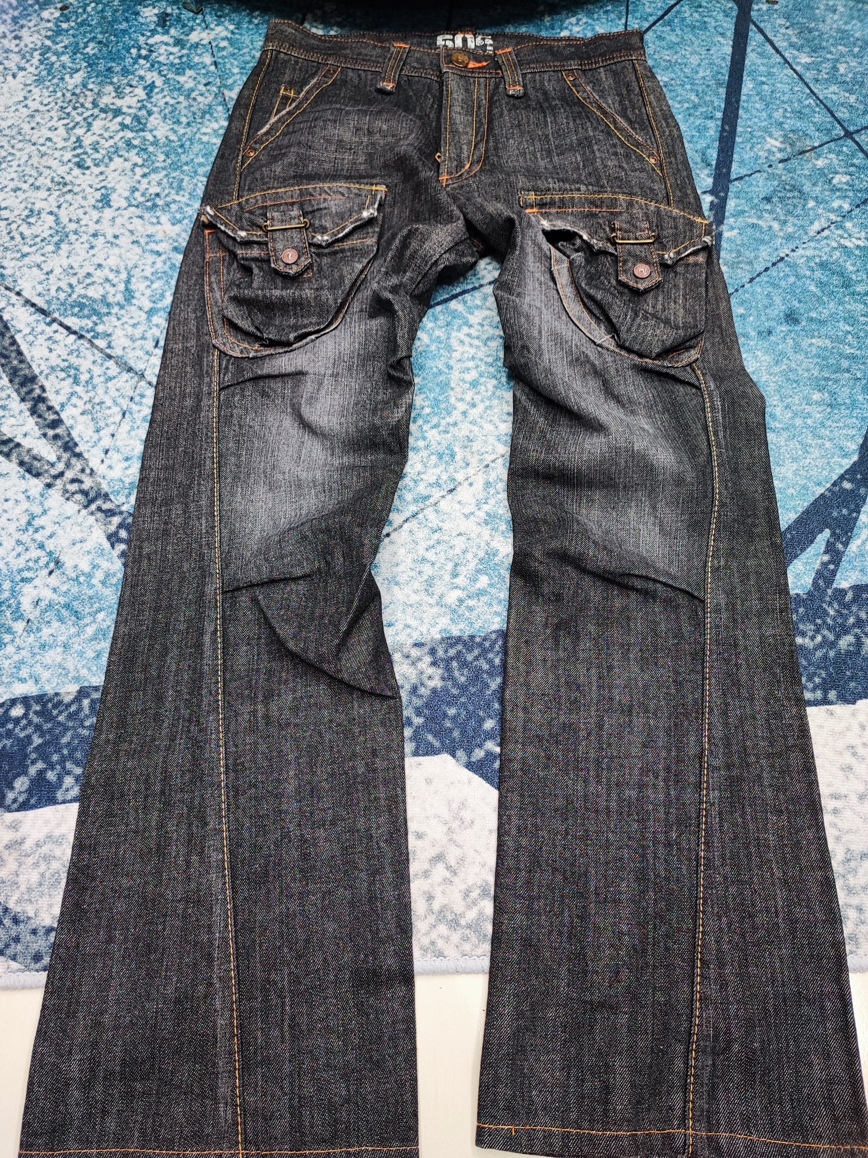 Japanese Brand Rare Design!! Edwin Multipocket Bootcut/Flare Jeans Size US 32 / EU 48 - 9 Thumbnail