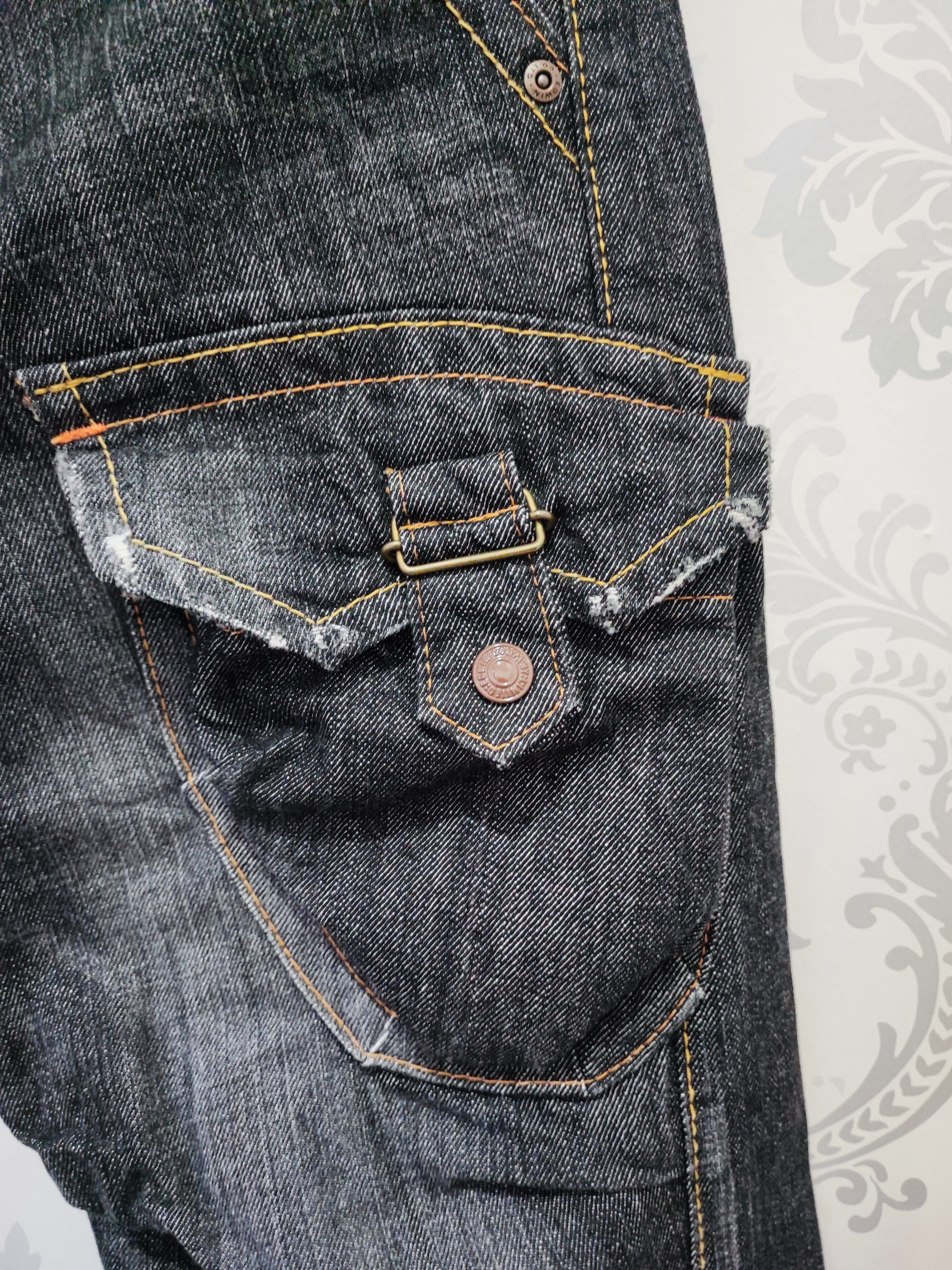 Japanese Brand Rare Design!! Edwin Multipocket Bootcut/Flare Jeans Size US 32 / EU 48 - 6 Thumbnail