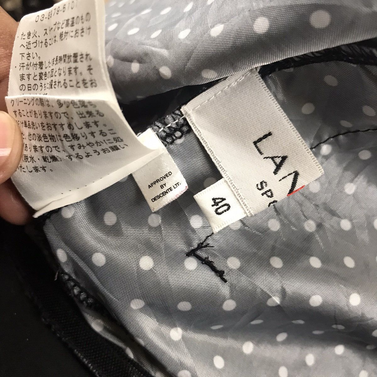 Lanvin Vintage Lanvin Sport Polkadot Light Jacket Size US M / EU 48-50 / 2 - 12 Thumbnail