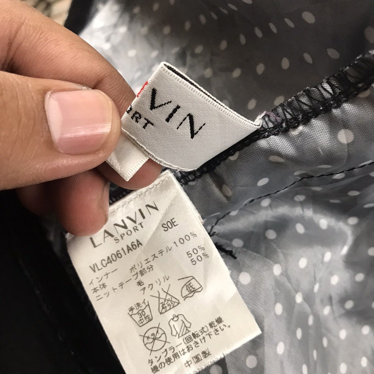 Lanvin Vintage Lanvin Sport Polkadot Light Jacket Size US M / EU 48-50 / 2 - 11 Thumbnail