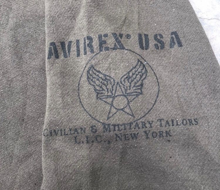 Avirex Vintage Avirex Air Force Neck Fleece Jacket Size US XL / EU 56 / 4 - 10 Thumbnail