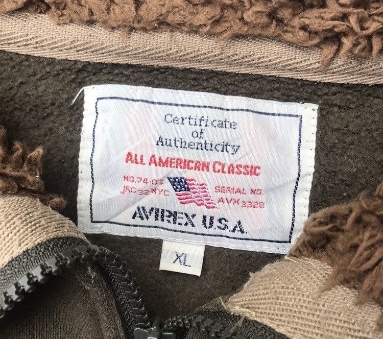 Avirex Vintage Avirex Air Force Neck Fleece Jacket Size US XL / EU 56 / 4 - 8 Thumbnail