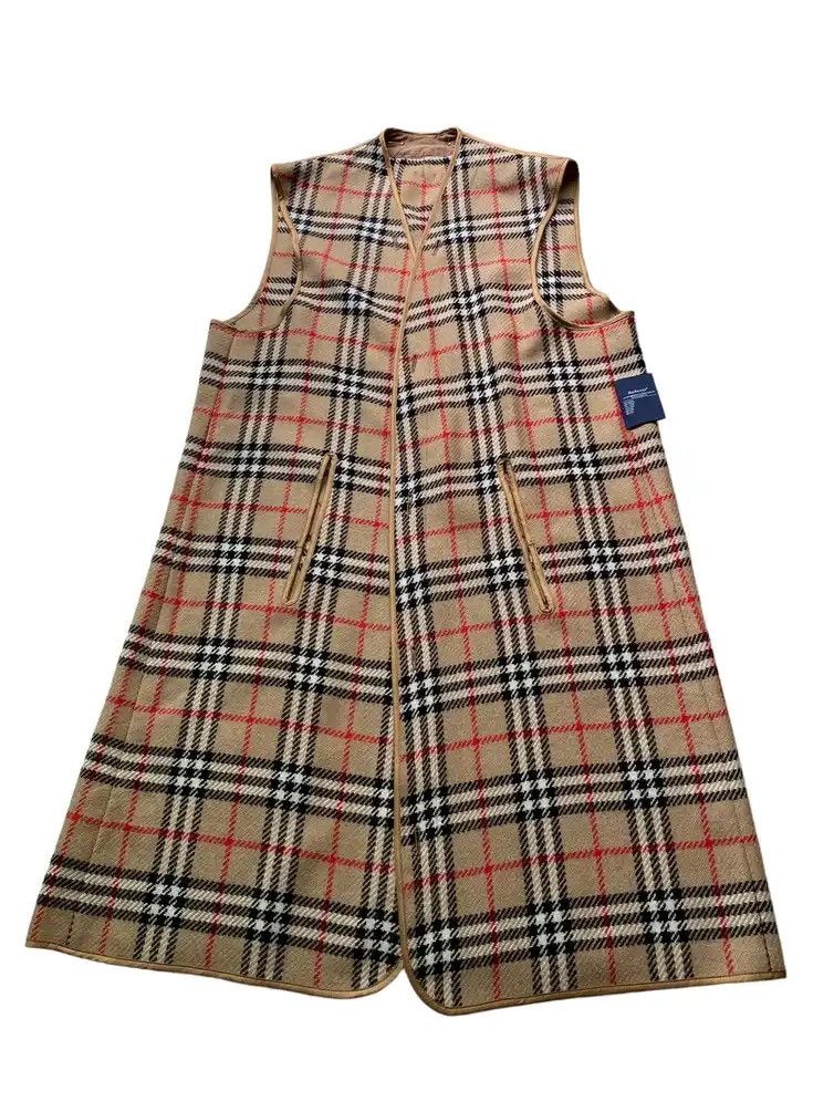 Burberry Burberry Vintage 90s Wool Vest/trenchcoat (add-on lining) Size US L / EU 52-54 / 3 - 4 Thumbnail