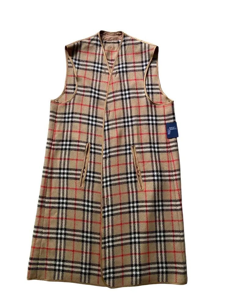 Burberry Burberry Vintage 90s Wool Vest/trenchcoat (add-on lining) Size US L / EU 52-54 / 3 - 9 Thumbnail