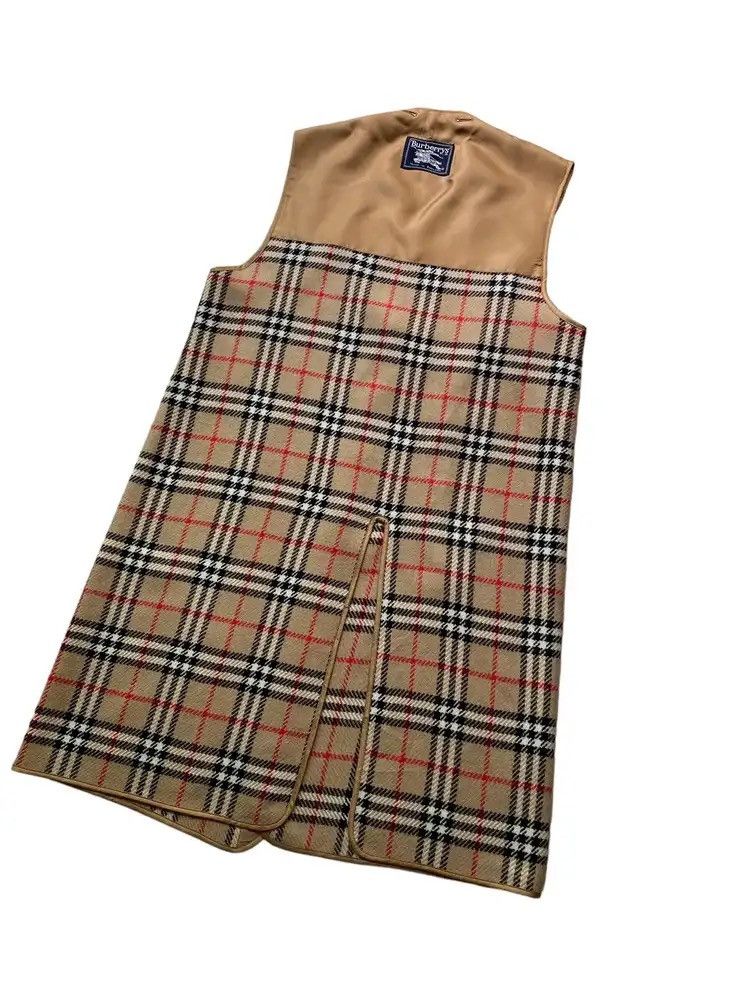 Burberry Burberry Vintage 90s Wool Vest/trenchcoat (add-on lining) Size US L / EU 52-54 / 3 - 6 Thumbnail