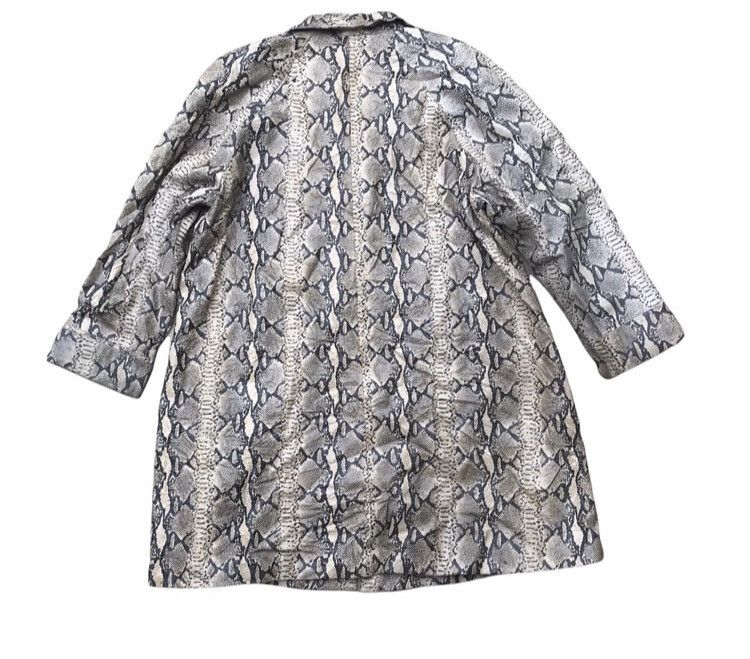 Designer × Japanese Brand Vintage Jane Fairy White Pyton Snakeskin Long Coat Jacket Size US M / EU 48-50 / 2 - 5 Thumbnail