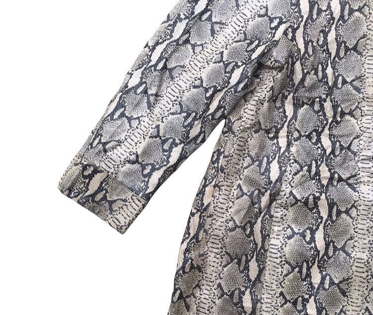 Designer × Japanese Brand Vintage Jane Fairy White Pyton Snakeskin Long Coat Jacket Size US M / EU 48-50 / 2 - 4 Thumbnail