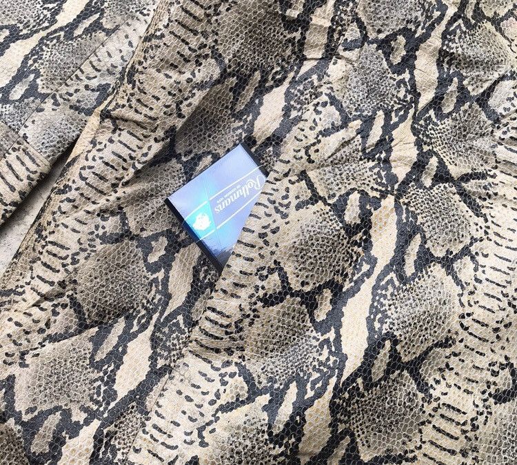 Designer × Japanese Brand Vintage Jane Fairy White Pyton Snakeskin Long Coat Jacket Size US M / EU 48-50 / 2 - 9 Thumbnail