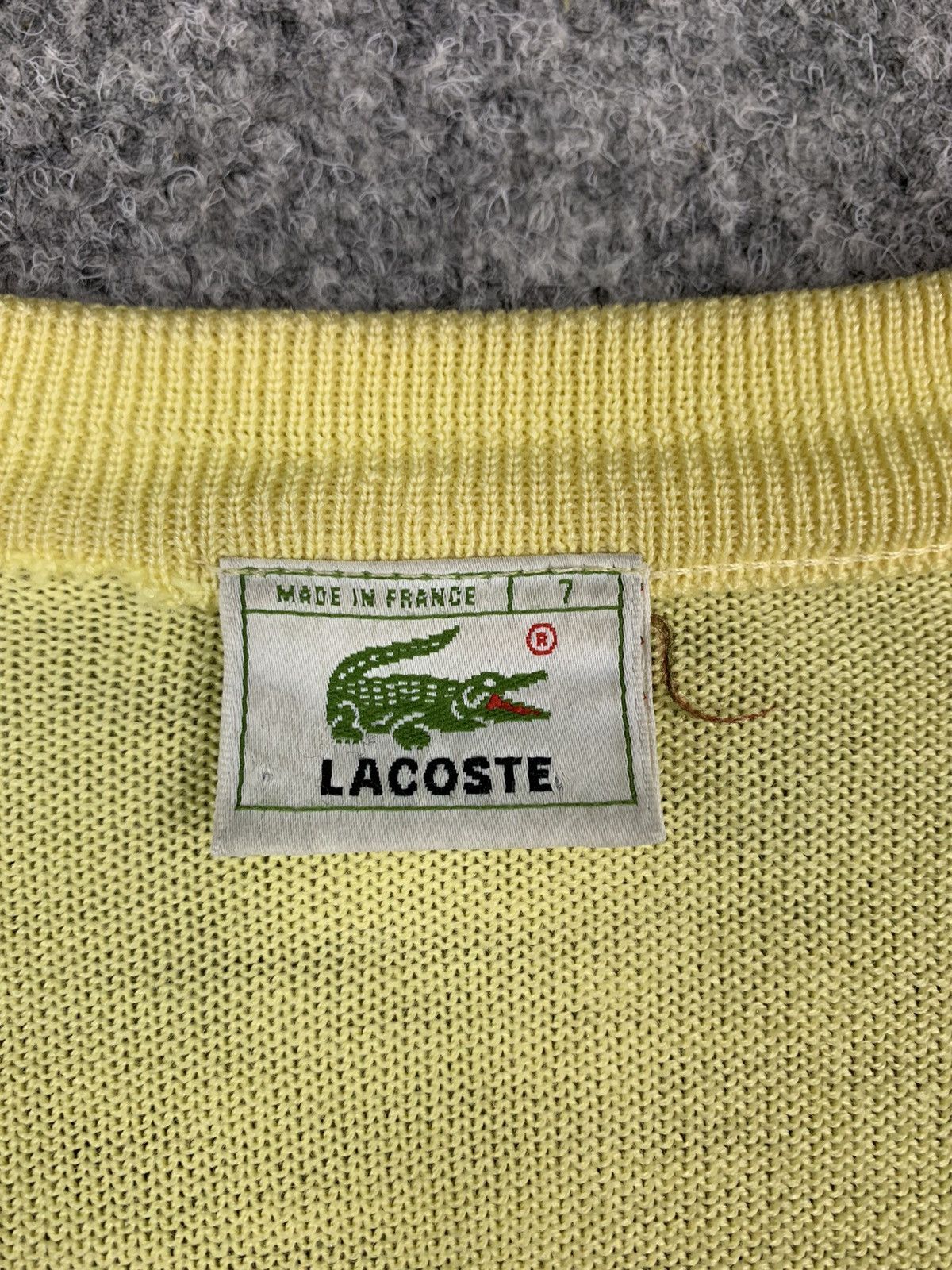 Lacoste Vintage Lacoste wool cardigan Size US XL / EU 56 / 4 - 6 Thumbnail