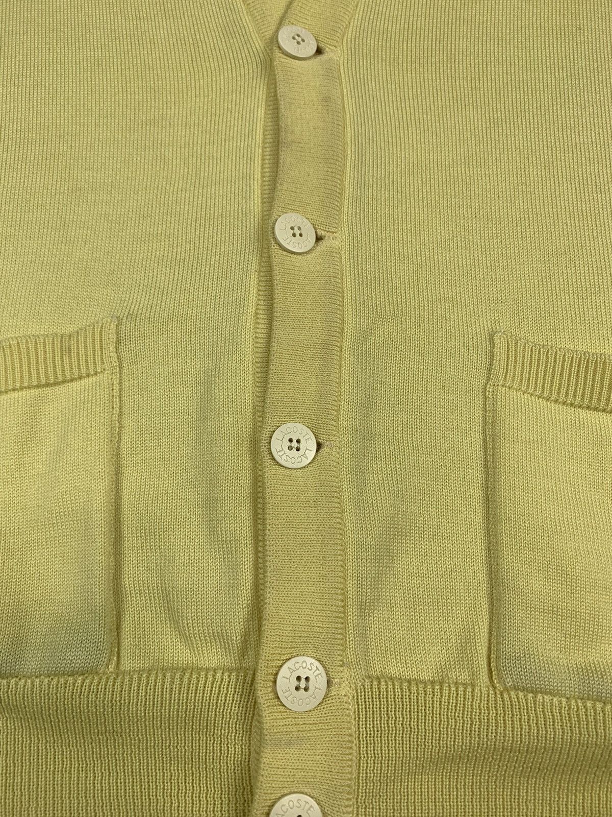 Lacoste Vintage Lacoste wool cardigan Size US XL / EU 56 / 4 - 5 Thumbnail