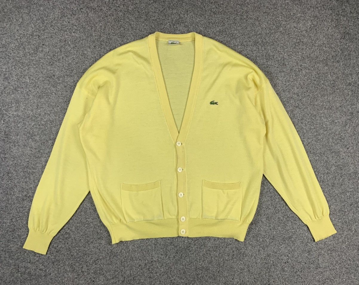Lacoste Vintage Lacoste wool cardigan Size US XL / EU 56 / 4 - 1 Thumbnail