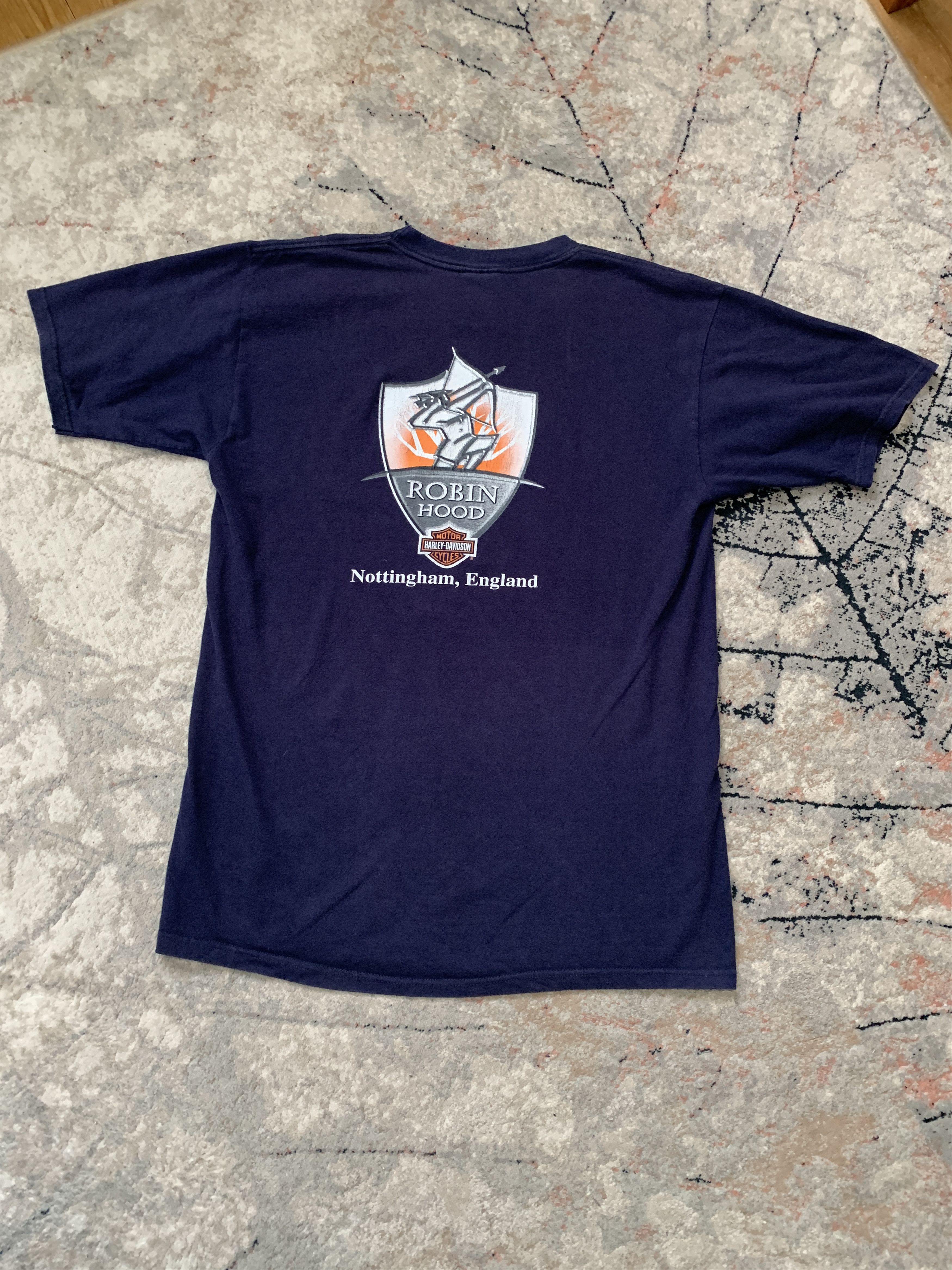 Harley Davidson Harley-Davidson Robin Hood 2003 Vintage T-Shirt Size US L / EU 52-54 / 3 - 3 Thumbnail