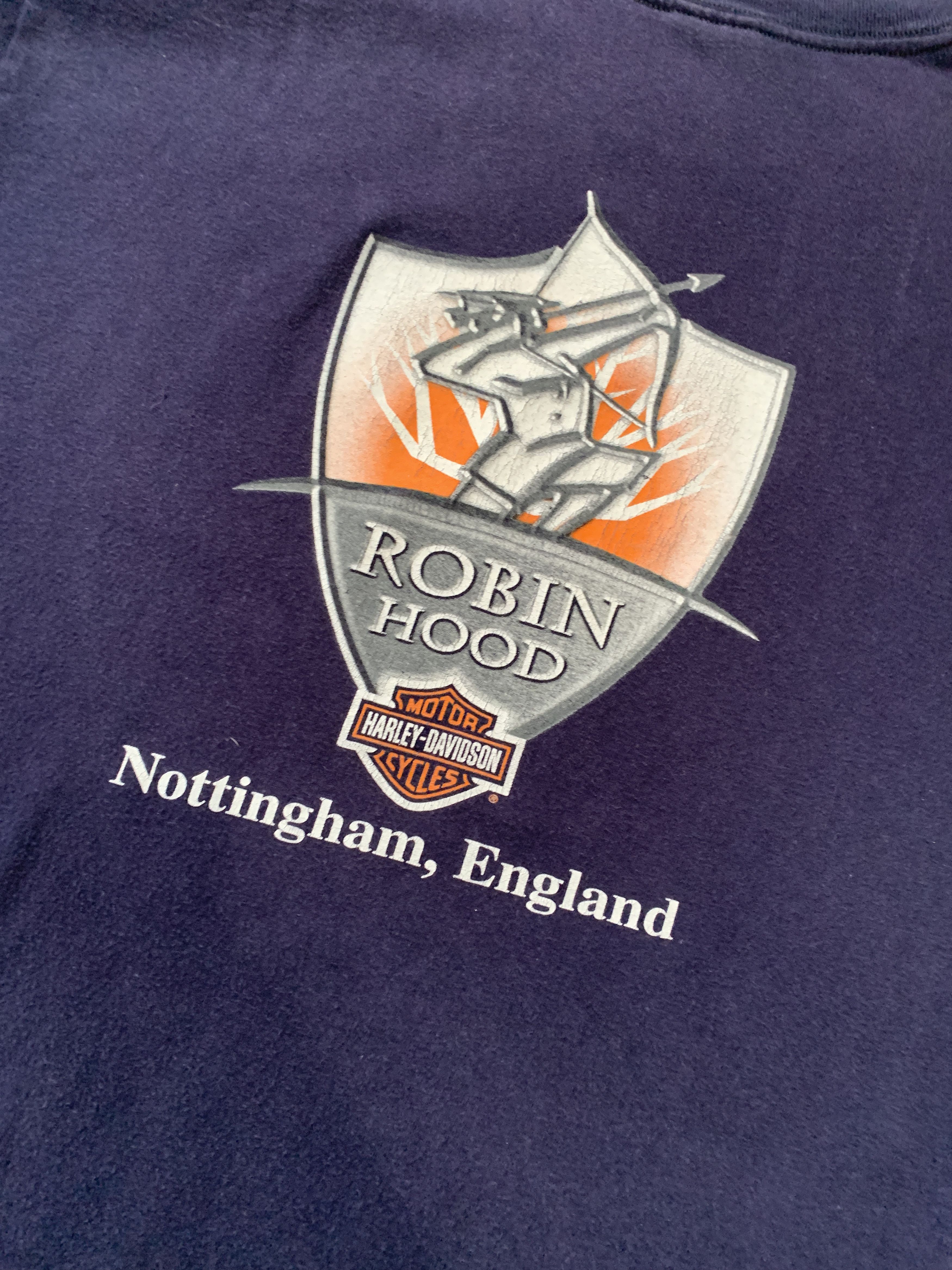 Harley Davidson Harley-Davidson Robin Hood 2003 Vintage T-Shirt Size US L / EU 52-54 / 3 - 6 Thumbnail