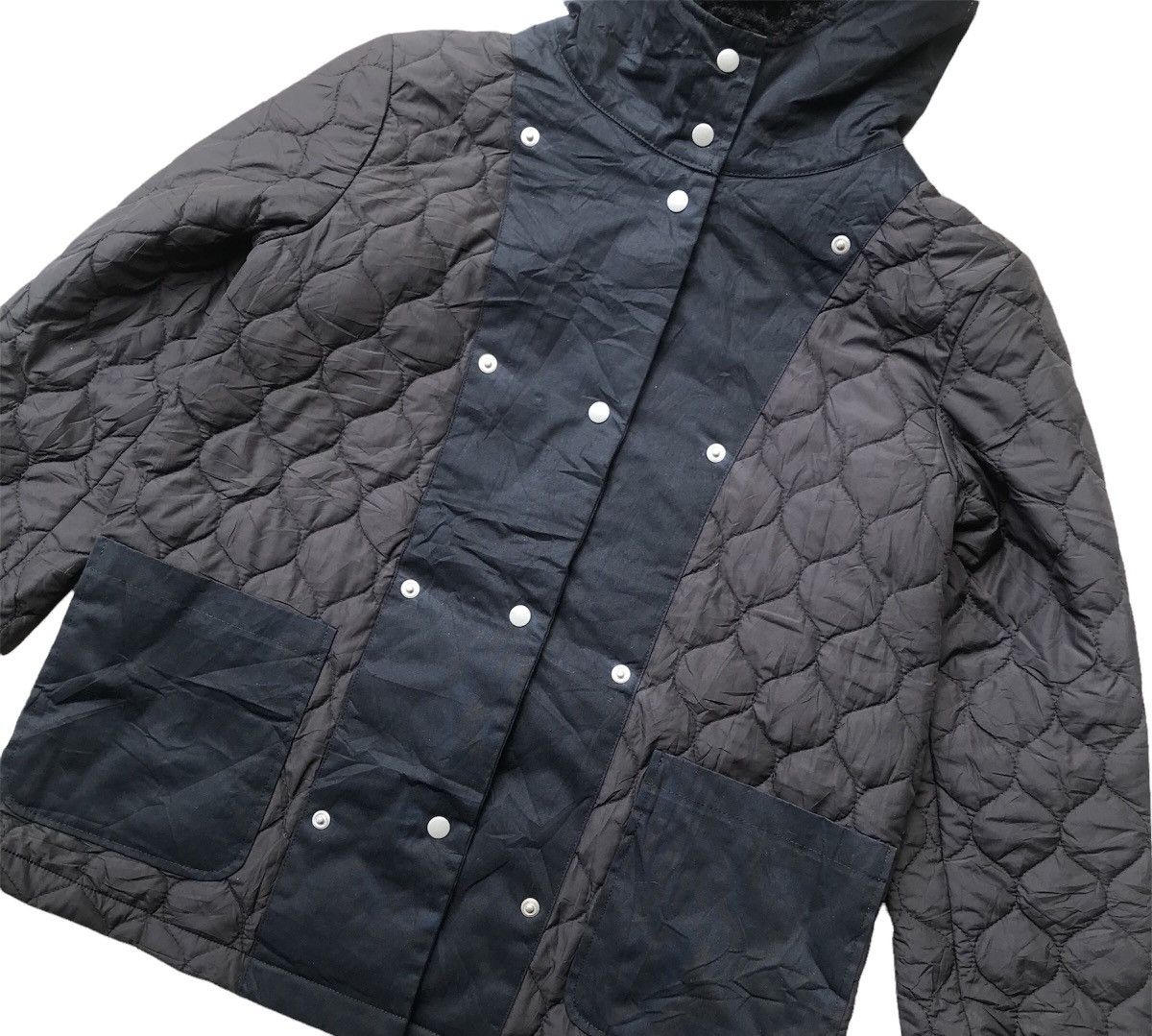 Japanese Brand × Vintage Vintage Kaon Hybrid Quilted Fur Hooded Jacket Size US S / EU 44-46 / 1 - 2 Thumbnail