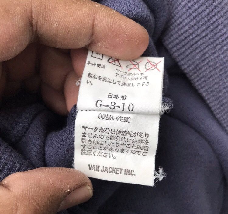 Japanese Brand × Van Vintage Van Jac Back Hit Logo Hoodie Size US M / EU 48-50 / 2 - 8 Thumbnail