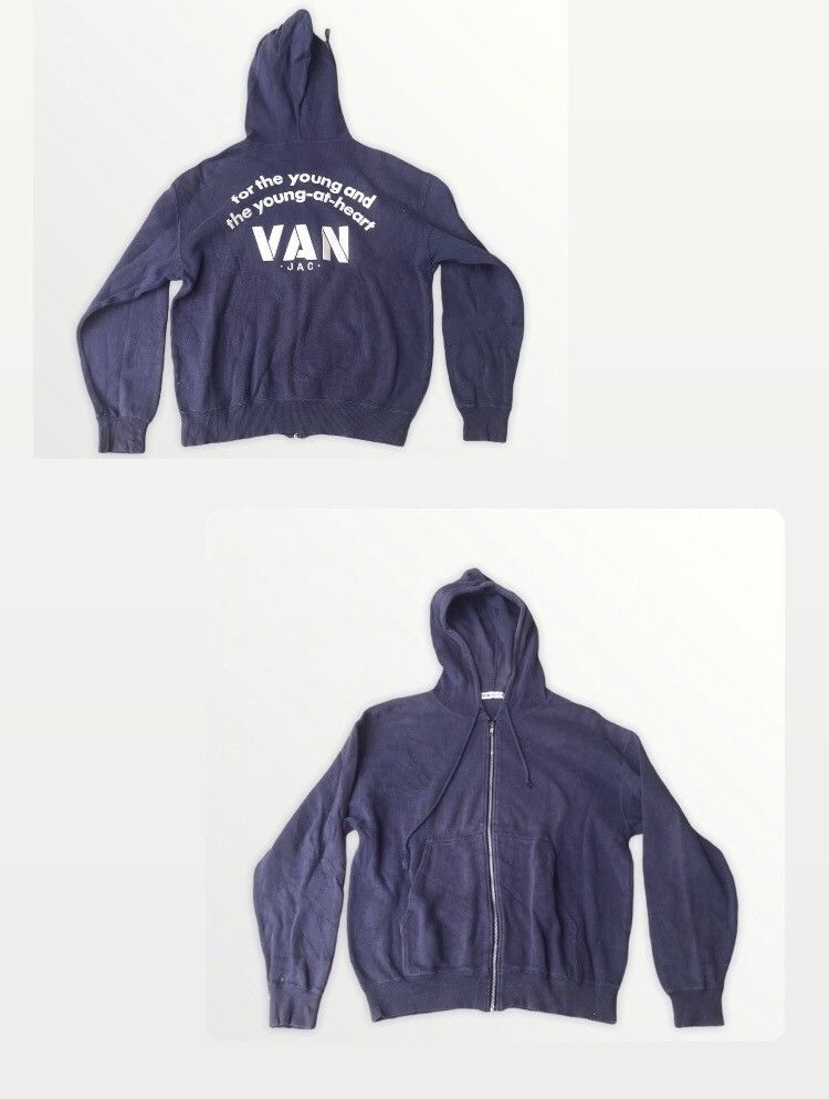 Japanese Brand × Van Vintage Van Jac Back Hit Logo Hoodie Size US M / EU 48-50 / 2 - 3 Thumbnail