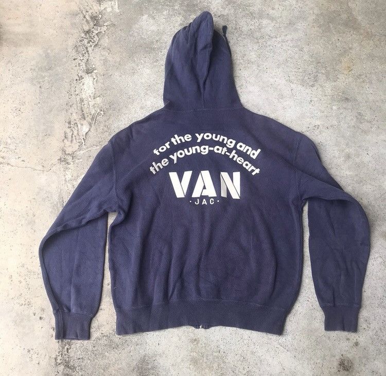 Japanese Brand × Van Vintage Van Jac Back Hit Logo Hoodie Size US M / EU 48-50 / 2 - 6 Thumbnail