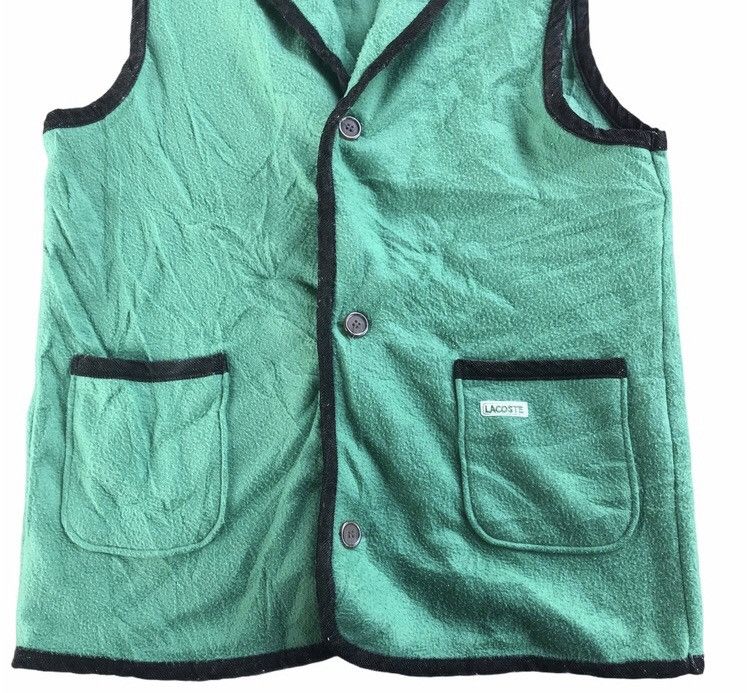 Lacoste Vintage 90’s Lacoste Button Fleece Vest Size US M / EU 48-50 / 2 - 3 Thumbnail
