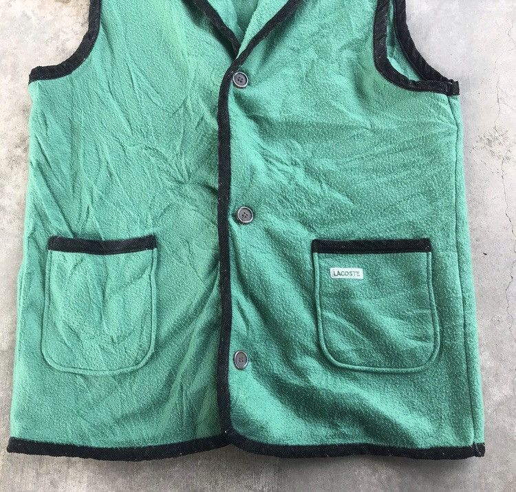 Lacoste Vintage 90’s Lacoste Button Fleece Vest Size US M / EU 48-50 / 2 - 6 Thumbnail