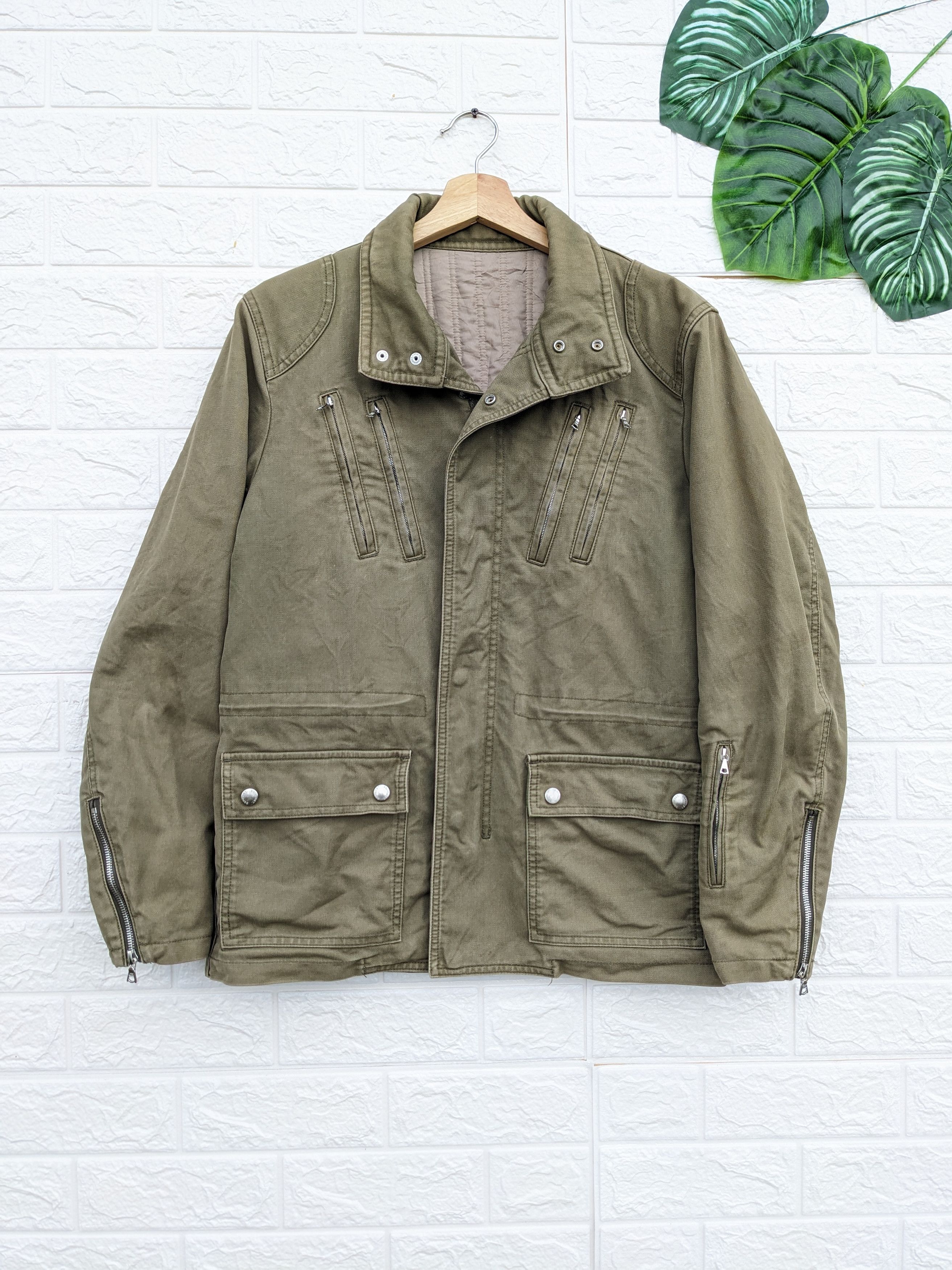 image of Grailed Sophnet. Utility Multipocket Jacket in Army Green, Men's (Size Medium)
