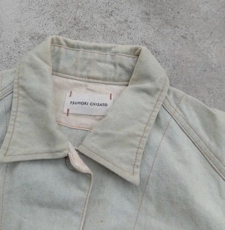 Issey Miyake × Tsumori Chisato Vintage 90’s Issey Miyake Denim 4 Pocket Chore Jacket Size US M / EU 48-50 / 2 - 4 Thumbnail