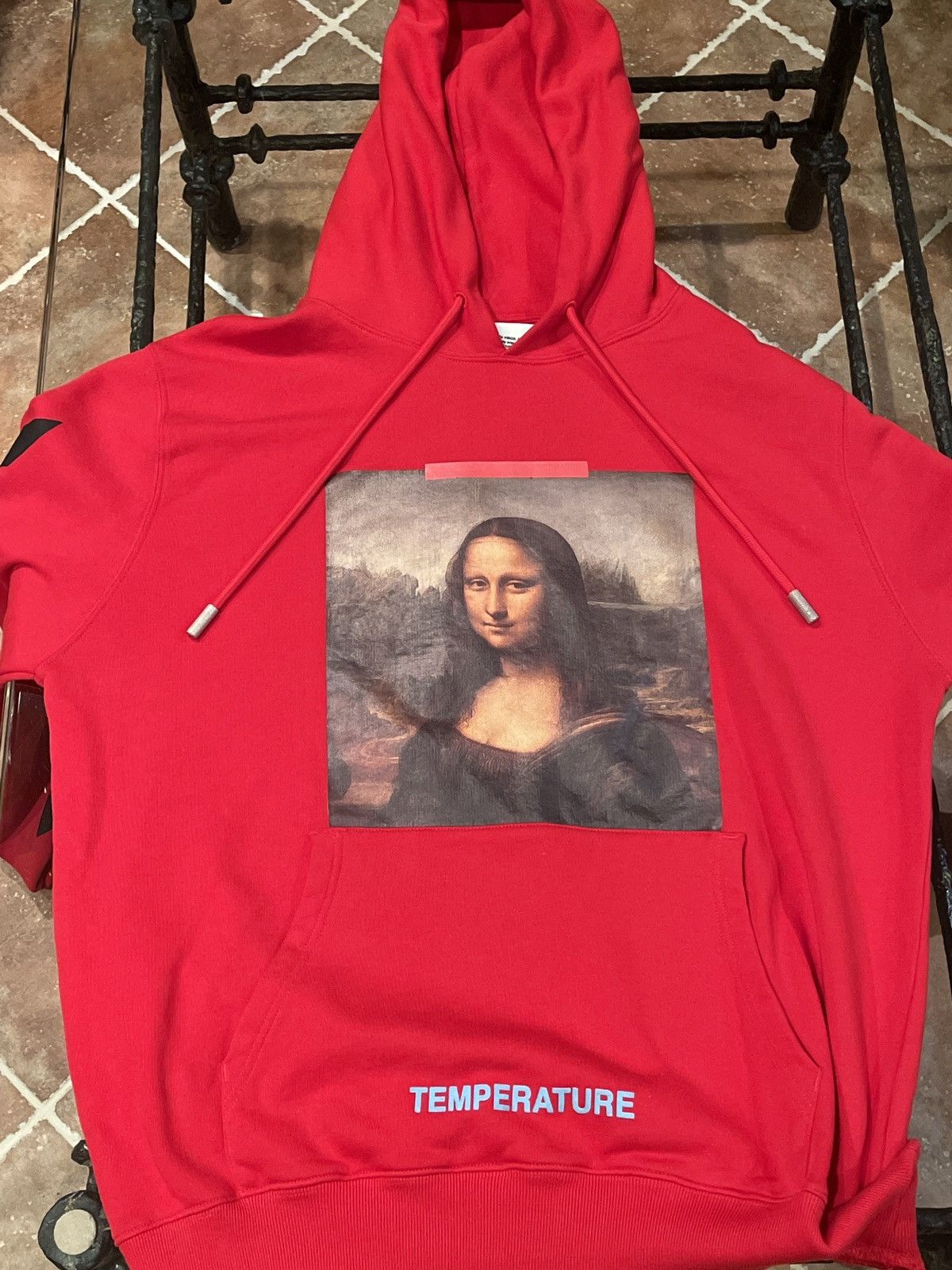 Red mona cheap lisa hoodie