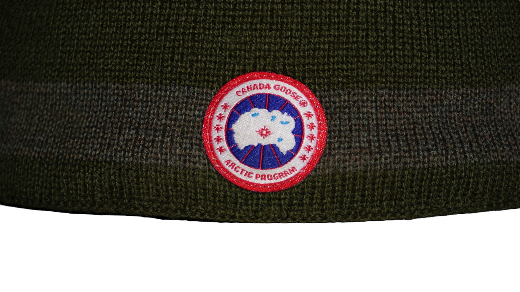 Canada Goose Canada Goose Khaki Logo Merino Winter Hat Size ONE SIZE - 2 Thumbnail