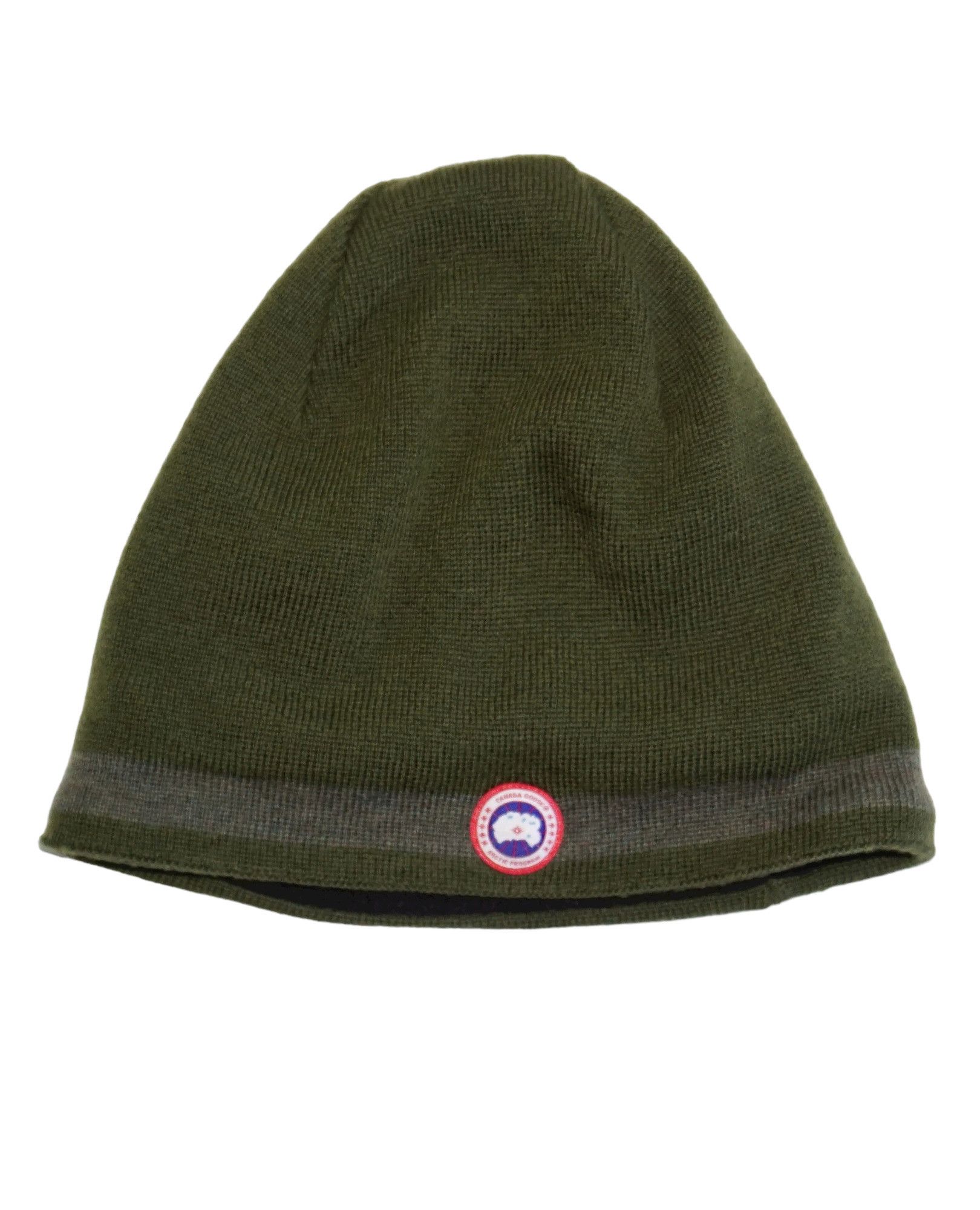Canada Goose Canada Goose Khaki Logo Merino Winter Hat Size ONE SIZE - 4 Thumbnail