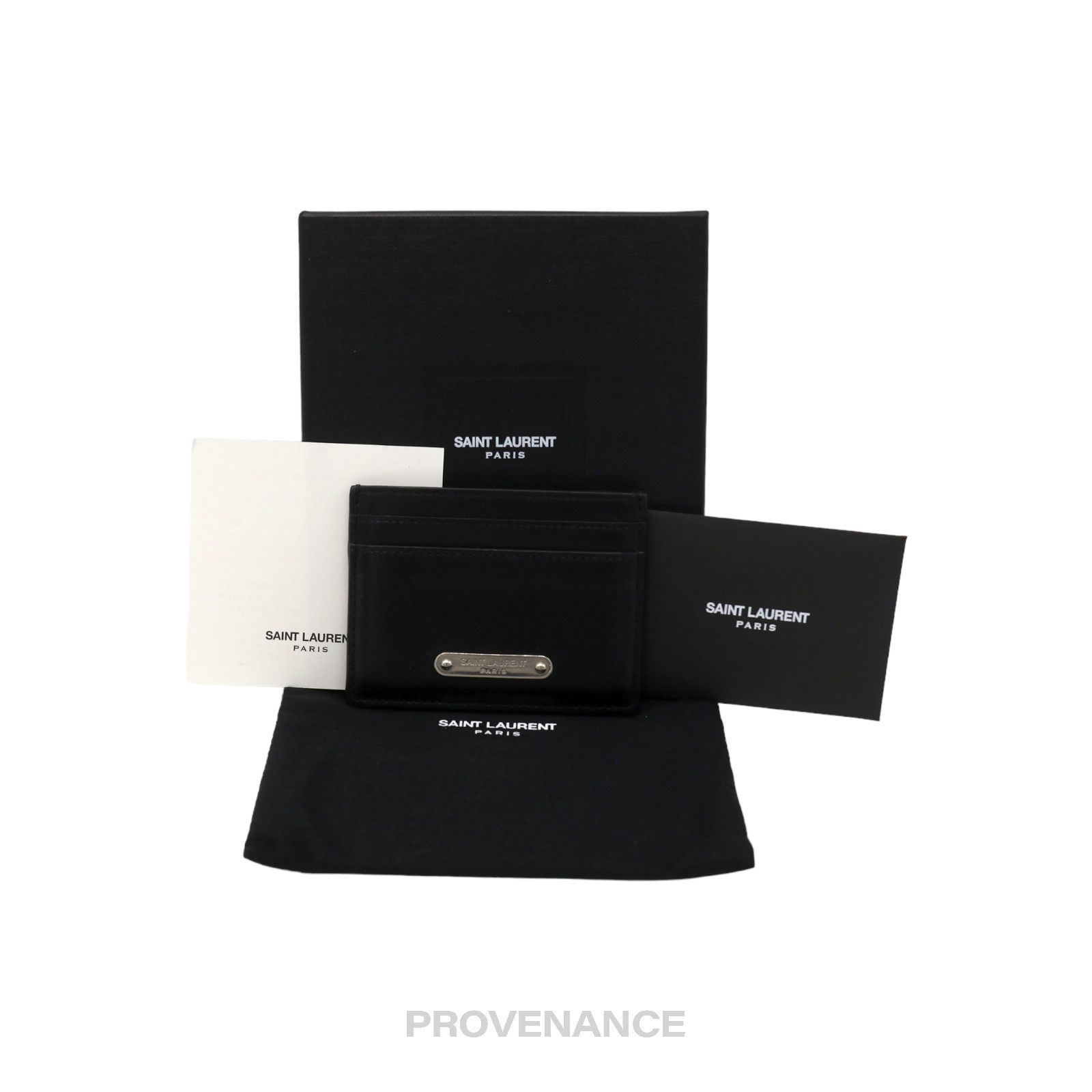 Saint Laurent Paris 🔴 Saint Laurent Paris SLP Card Holder Wallet ...