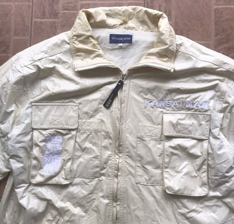 Kansai Yamamoto Vintage Kansai Yamamoto Man Plastic Jacket Size US L / EU 52-54 / 3 - 9 Thumbnail