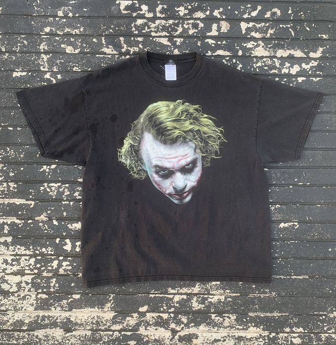 Vintage Y2K The Dark Knight The Joker Heath Ledger Batman XL | Grailed