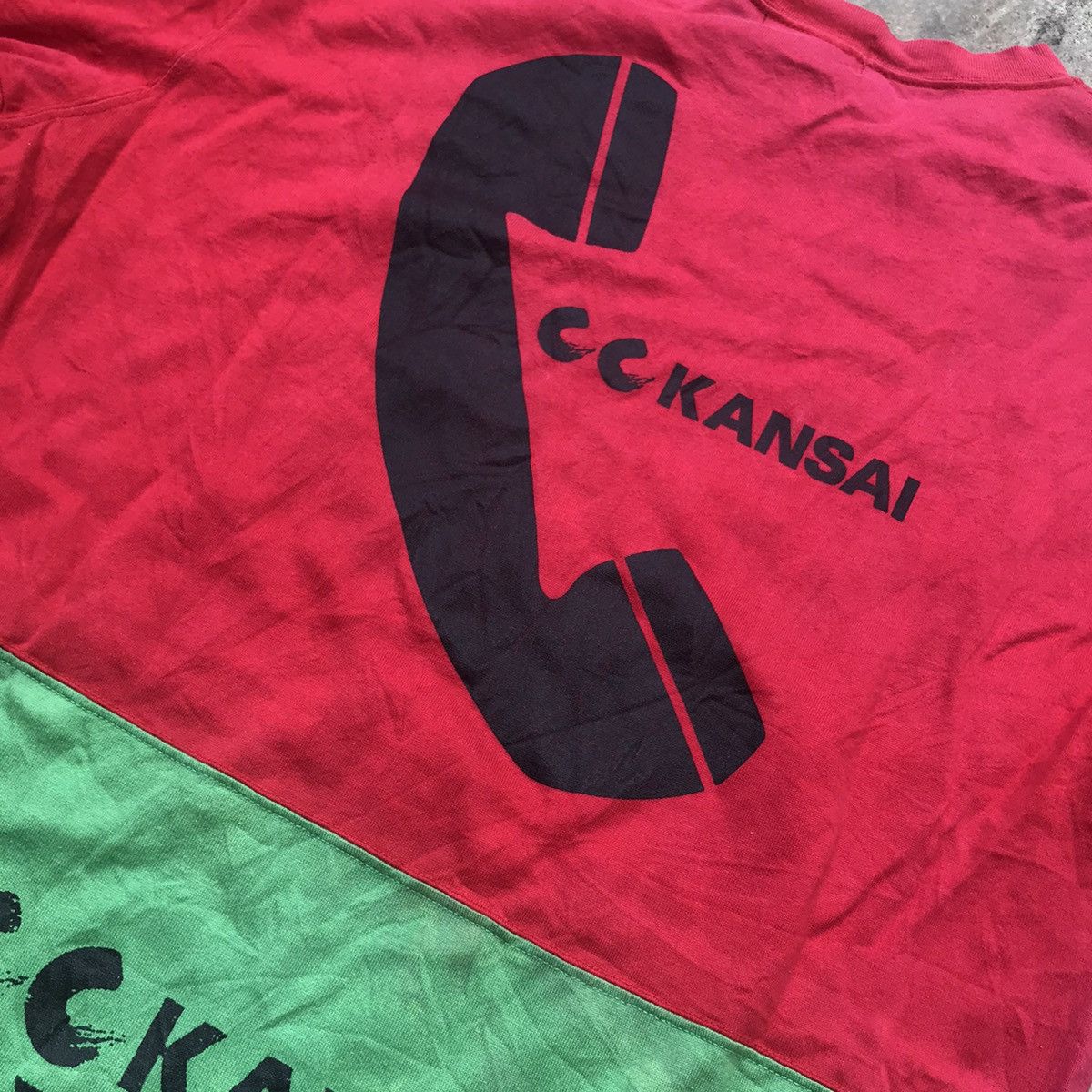 Kansai Yamamoto Vintage CC Kansai By Kansai Yamamoto Big Logo Shirt Size US M / EU 48-50 / 2 - 6 Thumbnail