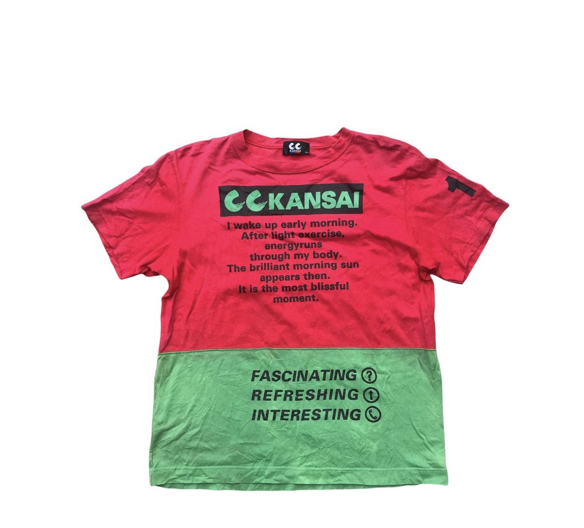 Kansai Yamamoto Vintage CC Kansai By Kansai Yamamoto Big Logo Shirt Size US M / EU 48-50 / 2 - 1 Thumbnail