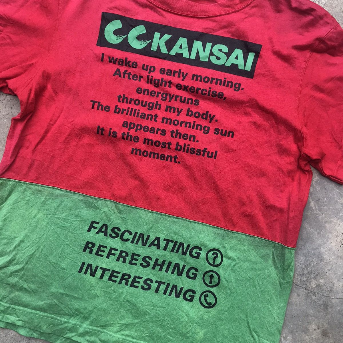 Kansai Yamamoto Vintage CC Kansai By Kansai Yamamoto Big Logo Shirt Size US M / EU 48-50 / 2 - 3 Thumbnail