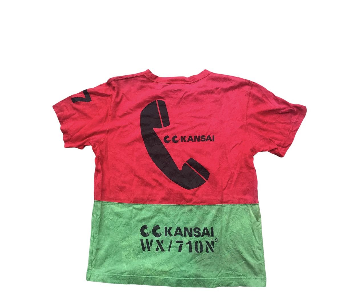 Kansai Yamamoto Vintage CC Kansai By Kansai Yamamoto Big Logo Shirt Size US M / EU 48-50 / 2 - 2 Thumbnail