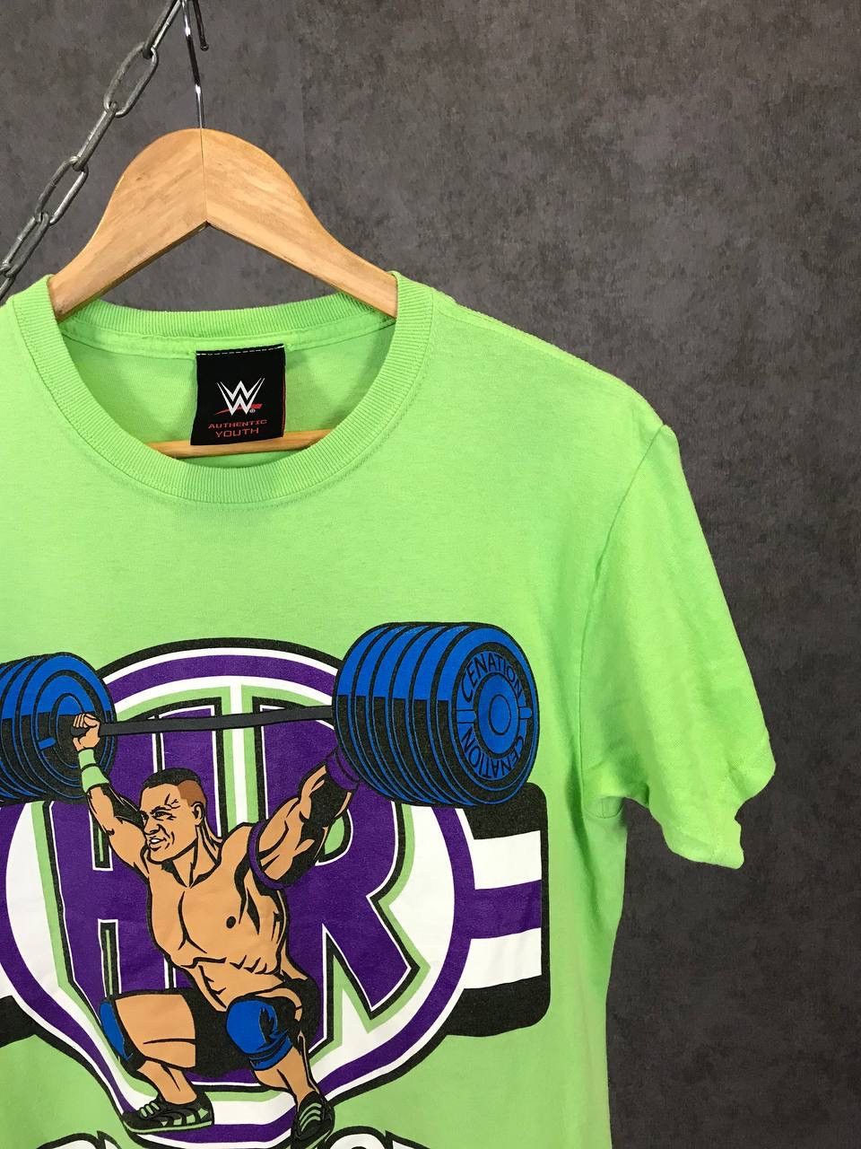 WWE × WWF John Cena WWE WWF wrestling overprinted tee Size US S / EU 44-46 / 1 - 3 Thumbnail