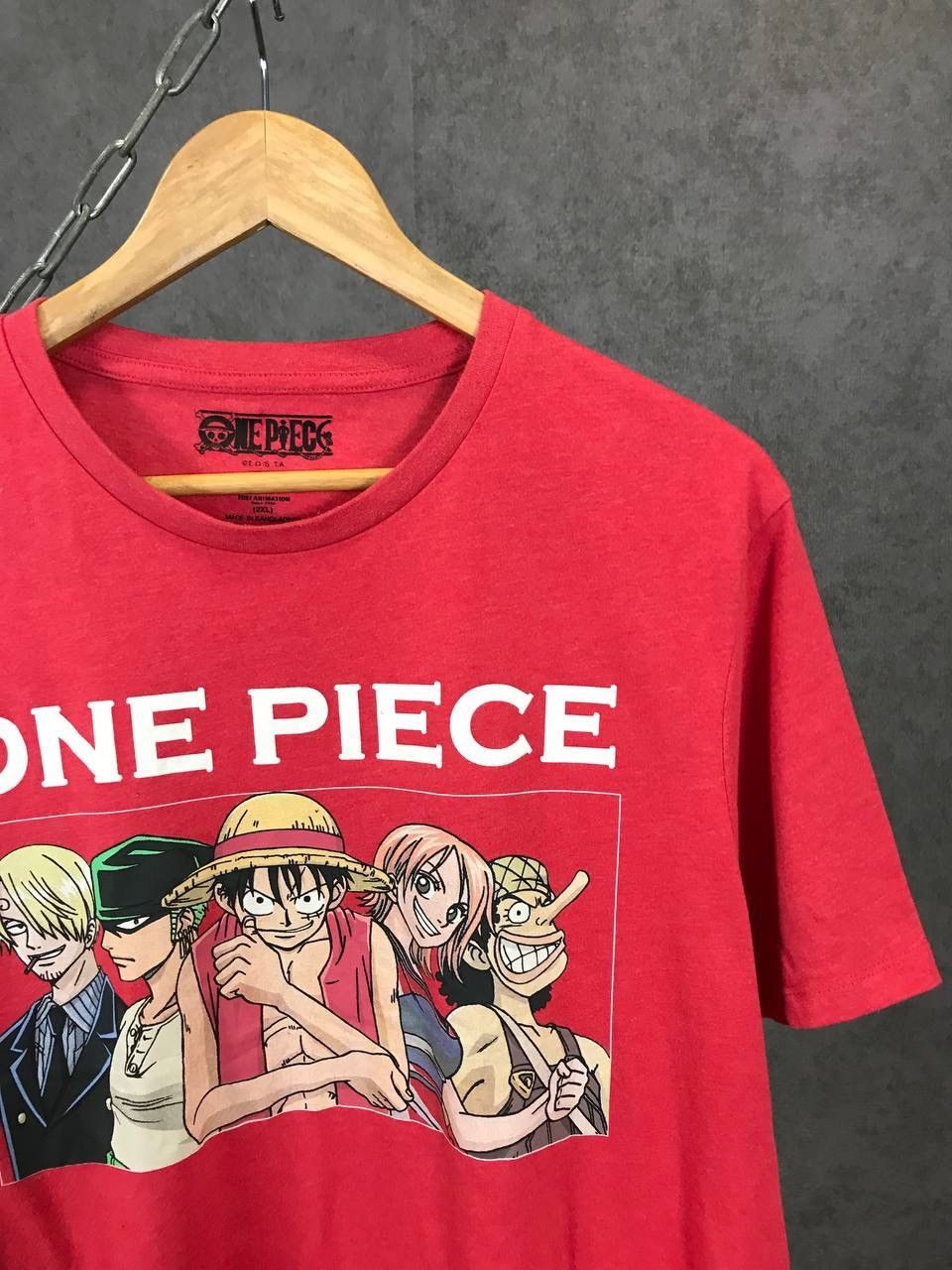 Anime One Piece cult anima Japanese comics movie tee Size US XL / EU 56 / 4 - 2 Thumbnail