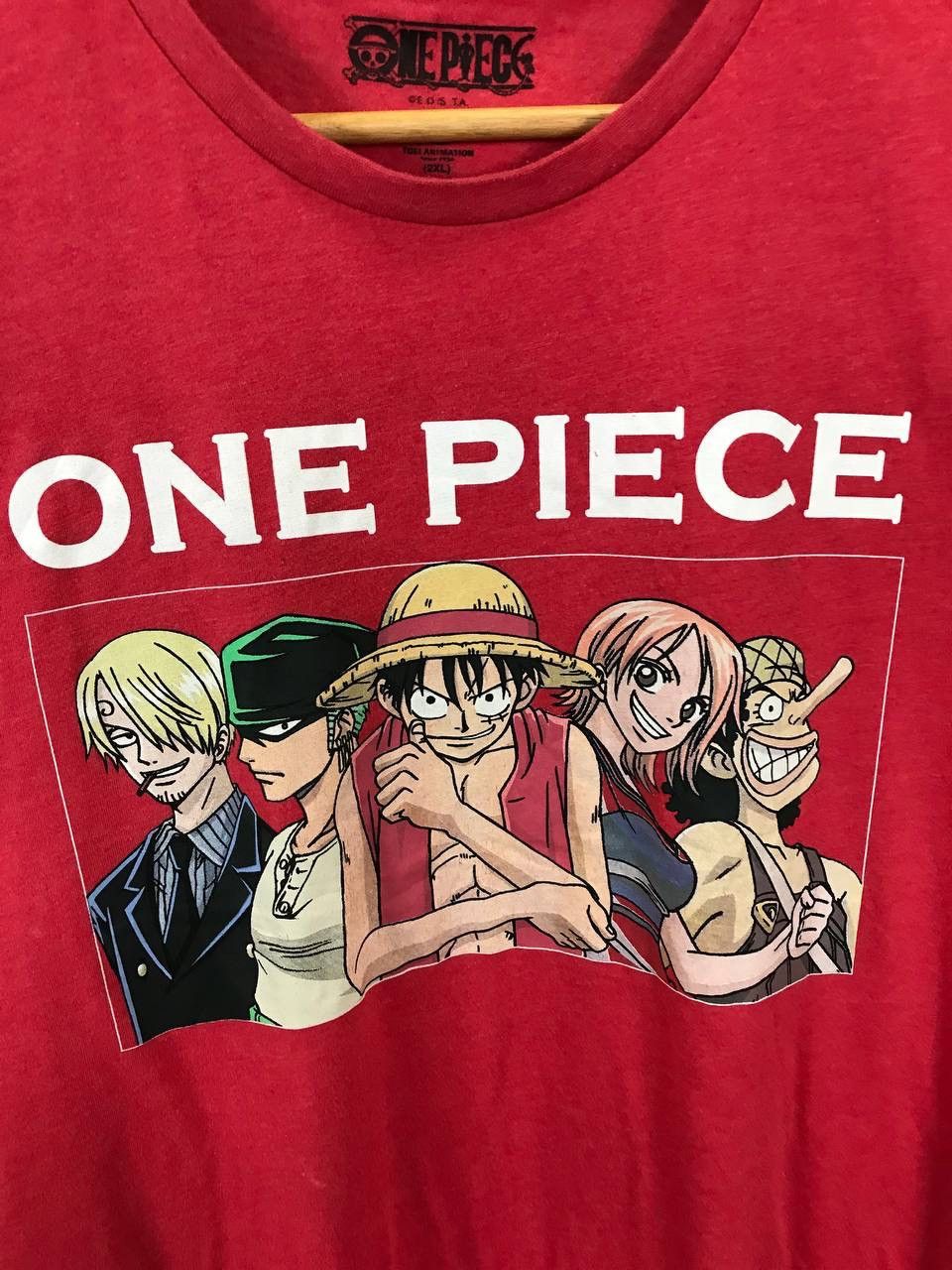 Anime One Piece cult anima Japanese comics movie tee Size US XL / EU 56 / 4 - 3 Thumbnail