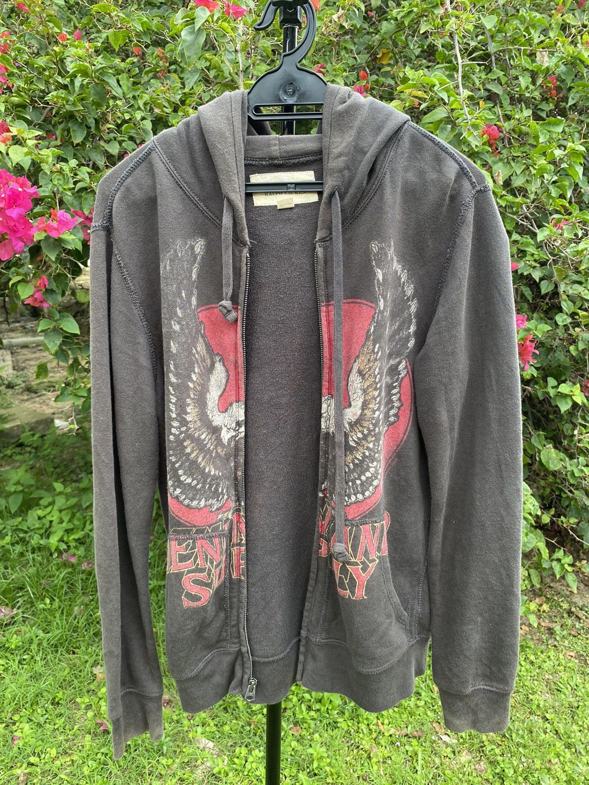 Denim & Supply Ralph Lauren × Designer Vintage Denim & Supply Deathstock Eagle Hoodie Sweatshirt Size US S / EU 44-46 / 1 - 5 Thumbnail