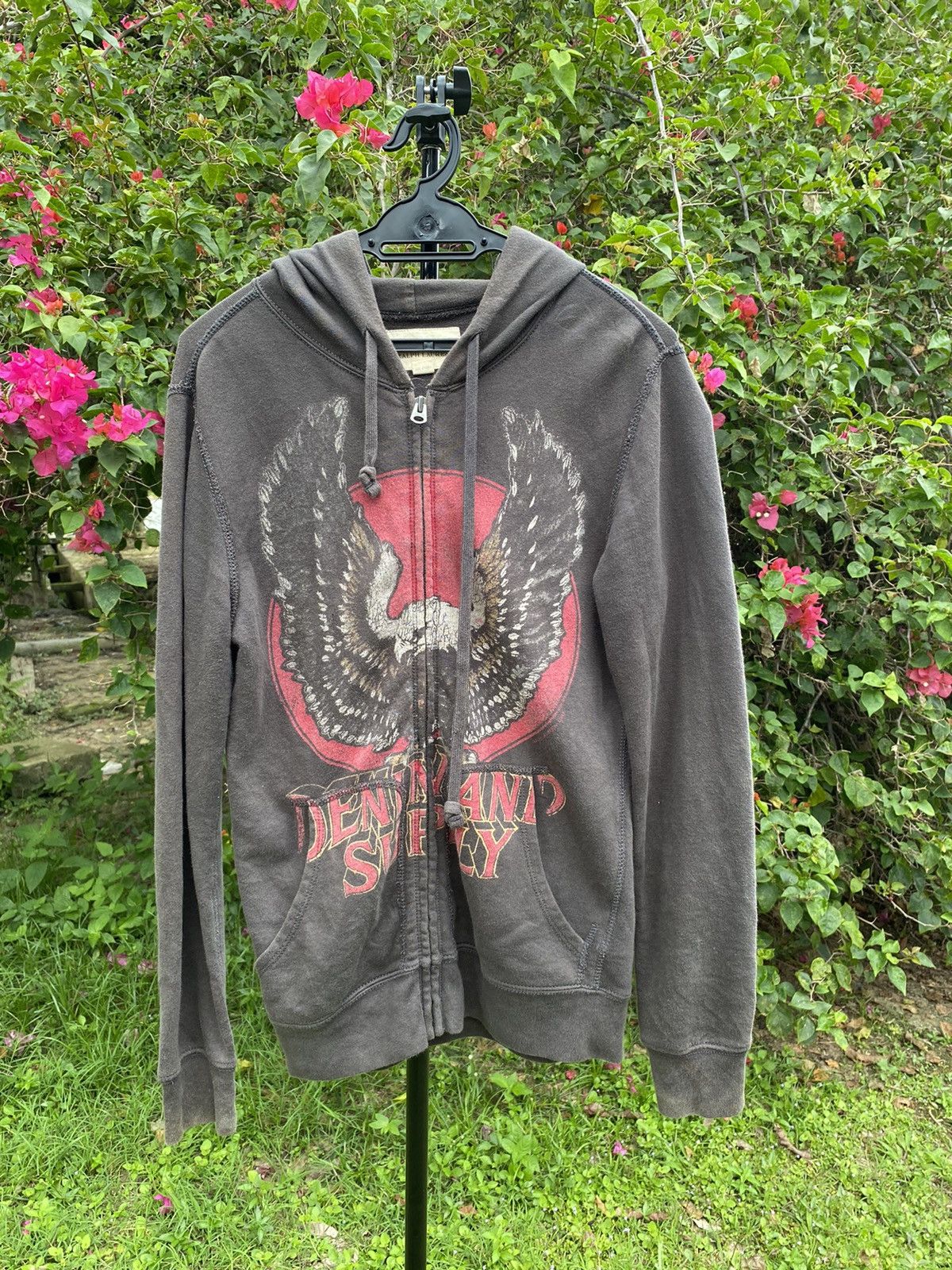 Denim & Supply Ralph Lauren × Designer Vintage Denim & Supply Deathstock Eagle Hoodie Sweatshirt Size US S / EU 44-46 / 1 - 1 Thumbnail