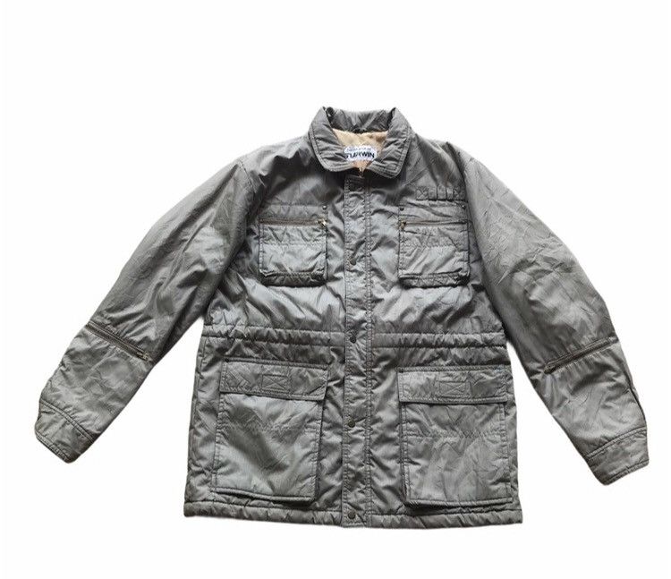 Japanese Brand × Vintage Vintage Starwin. Tactical Quilted Multi Zipper Nylon Jacket Size US M / EU 48-50 / 2 - 1 Thumbnail