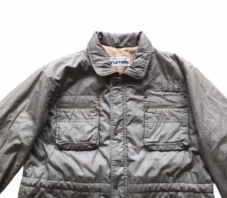 Japanese Brand × Vintage Vintage Starwin. Tactical Quilted Multi Zipper Nylon Jacket Size US M / EU 48-50 / 2 - 5 Thumbnail